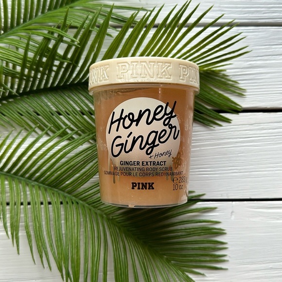 NEW VS PINK Honey Ginger Exfoliating Body Scrub - Picture 1 of 3